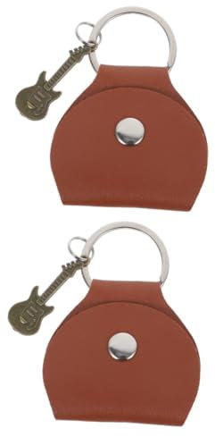 TOYANDONA 2stücke Guitar Pick Organizer Tragbare Plectrum Aufbewahrungstasche Aus Hochwertigem Material Mit Schlüsselanhänger Für Gitarrenzubehör Und Kleine Accessoires Für