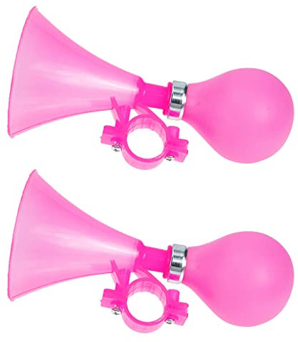 NAMOARLY Fahrradhupe Kinder 2 Stück Kunststoff Air Horn Fahrradklingel Lauter Klarer Klang Sicherheitsschall Für Mountainbike Rennrad Roller