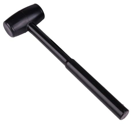 Mllepjdh Martello morbido in gomma leggera per installazione di pavimenti e piastrelle e design ergonomici Strumenti martello testa regolabile