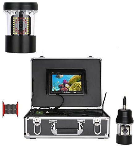 Unterwasserscooter 7 Zoll DVR. Recorder 20m / 50m / 100m Unterwasserfischerei-Videokamera-Fischfinder IP68. Wasserdicht 38. LE. DS 360 Grad rotierende Kamera Kompakt und tragbar(F8200DB-2L-20m)