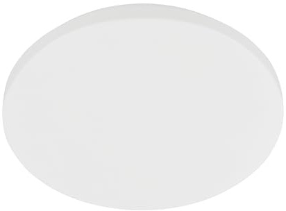 EGLO LED Deckenlampe Pogliola-E, Deckenleuchte mit Bewegungssensor und Dämmerungssensor, Lampe Decke aus Metall und Kunststoff in Weiß, Deckenbeleuchtung warmweiß, Ø 31 cm