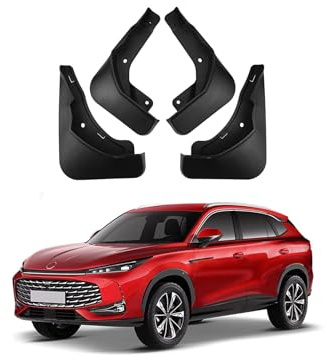 Auto Paraspruzzi Anteriori e Posteriori Guardie Splash Parafango per MG HS 2025+ Dedicato Flap Parafanghi Protezione Set Modellati Car Accessori,Send 1 Car Wash Towel