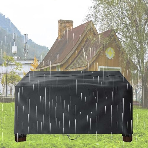AOFOAE Schutzhülle Tisch,Gartenmöbel Schutzhülle 180x70x30cm/LxBxH 600d Oxford Gewebe Abdeckung Balkonmöbel,Abdeckplane Wasserdicht zur Abdeckung von Terrassenbänken, Rattanmöbel Schutzhülle