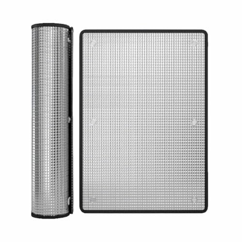 Pellicola Per Vetri Pellicola Riflettente Anti-Calore Con Ventosa Pellicole In Alluminio Da 8 Mm Protezione Solare Per Casa E Bagno(40x125cm)