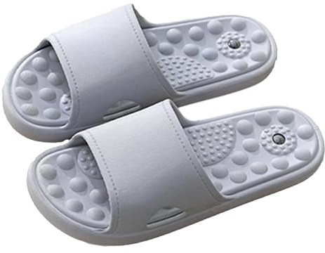 Masajeador de fascitis plantar, zapatillas de masaje de pies acupresión, zapatos, sandalias de reflexología, regalo de relajación para mamá papá, amarillo/verde/gris/rosa/azul marino, 36-37/38-39/40