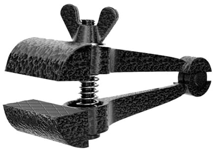 Morsa da banco fai da te, morsa a mano per piccoli progetti fai da te, levigatura, creazione di ganasce, larghezza 25 mm, nero