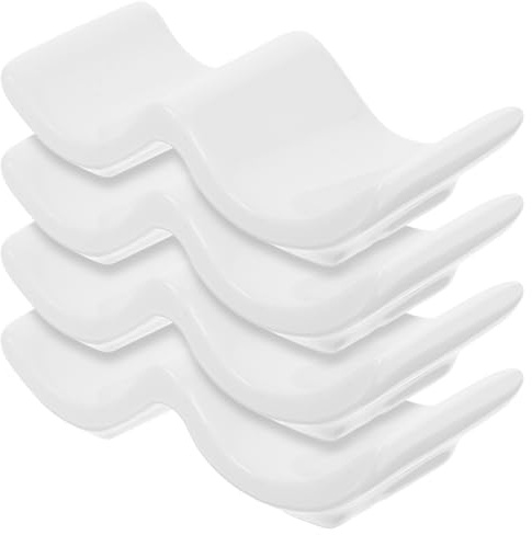 TOVINANNA Soportes de Cerámica Blancos Porta Utensilios Funcional para Palillos y Cucharas 10 para Cocina en Casa o Restaurante