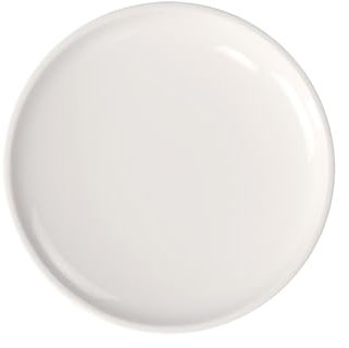Villeroy & Boch - Plato original Artesano, moderno plato de porcelana blanca de primera calidad, para platos principales, compatible con microondas, 27 cm