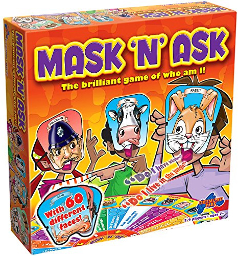Drumond Park Mask 'N' Ask Brettspiel, Familien-Brettspiele für Kinder, Ratespiel und Vorschul-Lernspielzeug, Kinder-Brettspiel, geeignet für Kinder ab 6 7 8 9 Jahren