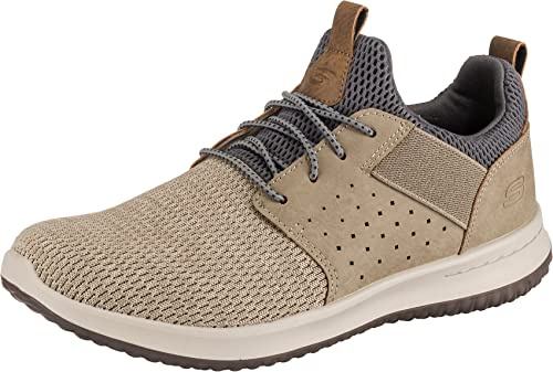 Skechers Men's Classic Fit-Delson-Camden Sneaker,taupe,11.5 M US