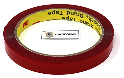 Finest Folia 3M Doppelseitiges Klebeband 3 Meter Scotch Montageklebeband 4218P VHB 4910F Hochleistungsklebeband extra Stark Temperatur Resistent (12mm x 3Meter, VHB 4910F)