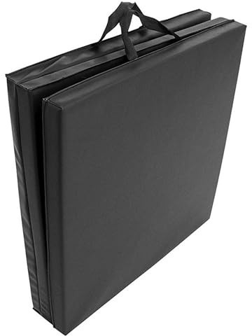 SPRINGOS Klappbare Gymnastikmatte 60 x 180 x 5,5 cm, Turnmatte mit Tragegriffen, Fitnessmatte, Dreifach-Faltmatte, kompakt, wasserfest