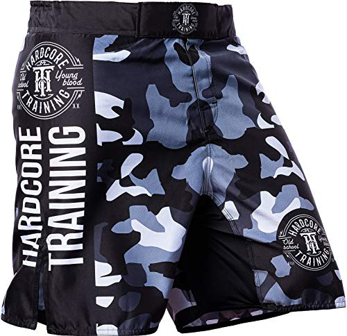 Hardcore Training Shorts de Combat Homme MMA BJJ No Gi | Shorts de Combat | Homme | MMA | BJJ | Boxe | Grappling