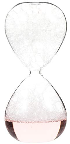 Clessidra decorativa In Vetro Con Movimento Della Bolla 15 Minuti Timer Rosa Clessidra Per La Decorazione Domestica Idea Regalo Per Gli Amanti E Occasioni