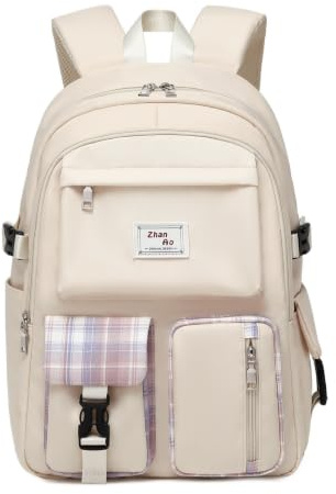 FANDARE Beiläufig Rucksack Schulrucksack Schulranzen Daypacks mit 15.6 Zoll Laptopfach Schultaschen Mädchen Junge Schultaschen für Universität Reisen Freizeit Arbeit Wasserdichtes Polyester