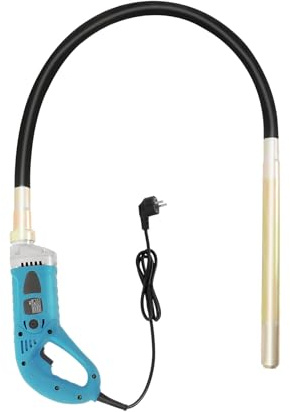 GMSLuu 800 W/1 300 W betongvibrator vibrator med slang invändig vibrator flaskskakare längd 1/1,5 m betongkompresser, vibrationsflaskans diameter 35 mm (1 300 W)
