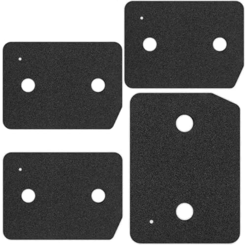 VIVIIHOO 4X Filtre éponge pour sèche-Linge Miele-Pièces de Rechange de Filtre de séchage INCL. Filtre Heat & Grundig, adapté à la série Miele T1 & Sécheur Bauknecht-9164761 Filtre Heets pour séchoir