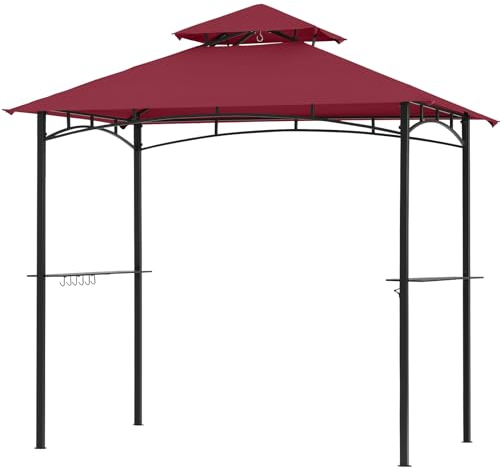 ABCCANOPY Grillpavillon Ersatzdach für Modell L-GG001PST-F Burgund