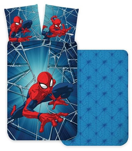 SPIDERMAN Colecciones de Ropa de Cama Infantil de la Marca Modelo Dynamic Kinder Bettwäsche (Klein) 100Ã—135 cm, 40Ã—60 cm