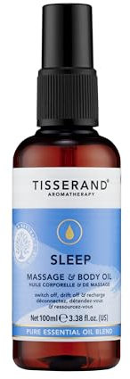 Tisserand Massage and Body Oil - Massage Oil with Nourishing Vitamins, Antioxidants, Omega 6 and 9 Fatty Acids - Sesame and Jojoba Base - 3.38 oz