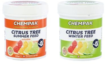 Chempak® Winter & Summer Food for Citrus Trees - Plant Feed for Natural Growth & Fruit Ripening – 2x 200g by Thompson & Morgan