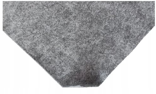 TAPHICEROS Rulle Filtduk, Grå, 100 cm x 150 cm, 2 mm, Filtrulle Filtplattor, Filtrulle Filtplattor Stoppningsmaterial, Säljs Per Meter, Klädselduk För Inredning För Hantverk, Diy, Bil, Gör-Det-Själv