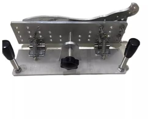 Rainorning Universelle Manuelle Messerschärfer Vorrichtung für Bandschleifer Professioneller Metall Schärfhalter mit Festem Winkel (A)