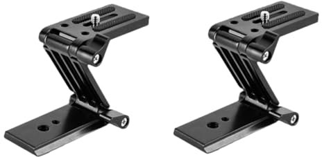 CIYODO 2pcs Dslr Tripod Mount Adapter Quick Release Plate Tilt Head for Monopod Slider Rail Screw Thread