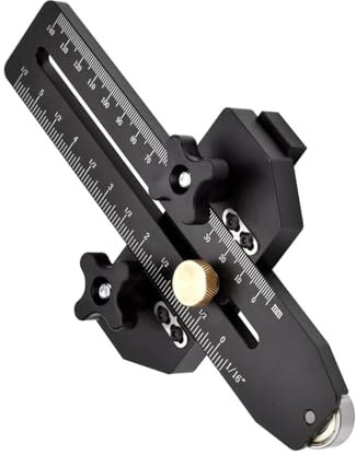 Guide de Gabarit pour Scie à Table à Déchirure Fine pour Fente en T de 3/8 X 3/4 Po, Scie à Ruban pour Scie à Table, Guide de Clôture pour Coupes de Bandes Fines, Outils de