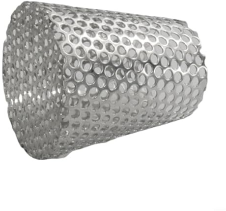 EXTRWORY Bodenablauf Bodenablauffilter aus Edelstahl 304,Verstopfung des Abwasserrohrs Verhindern Regenrinnen Laubschutz Flachdachablauf(90mm)