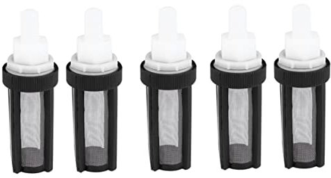 BCOATH 5stücke Wassereinlass Mikropumpenfilter Tauchpumpenfilter Aus Edelstahl Wasserpumpensieb Schwarz Passend Für Innendurchmesser Schmutz