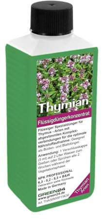 Thymian-Dünger - Thymus vulgaris, Quendel, Kuttelkraut Flüssigdünger 250ml