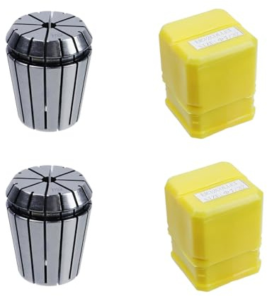 Rannb ER32 Collet Set 7/32Inch Dia Spring Collet Chuck for CNC Clamping Device-2pcs
