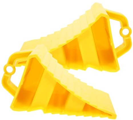 MUELODSIC 2 Piezas Bloque De Rueda Antideslizante De Calzos para Ruedas Accesorio para Detener Neumáticos para Cuñas Coches