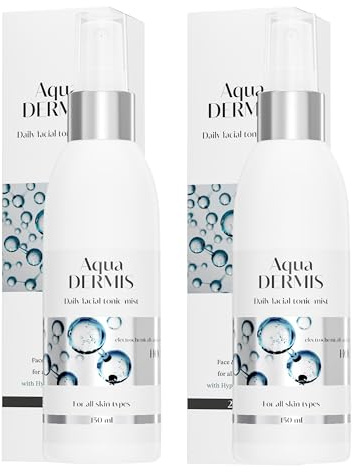 AquaDERMIS Tónico Facial HOCl Ácido Hipocloroso Sin Alcohol Pack 2×150 ml