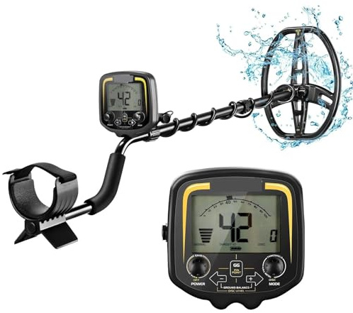 Metal detector per adulti, Metal Detector sotterraneo professionale profondità 2,5 m scanner cerca oro cercatore tesoro pinpointer 11 pollici