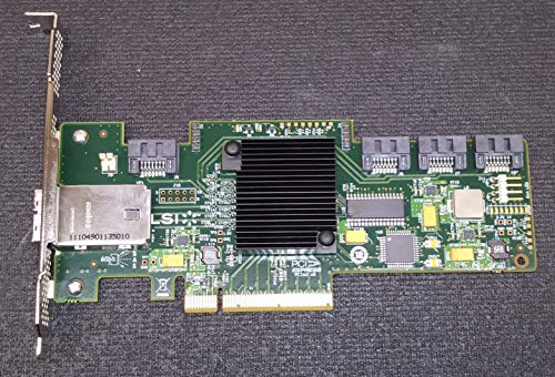 LSI Logic LSI00192 Host Bus Adapter (SGL 8-Port, 8X PCIe 2.0, 4X SATA, RAID 0/1/1E/10/JBOD)