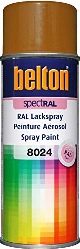 belton spectRAL Lackspray RAL 8024 beigebraun, glänzend, 400 ml - Profi-Qualität