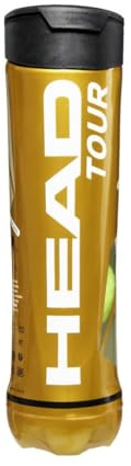 HEAD 570714 Uni Tour 4 Tube Tennis, Gelb, One Size