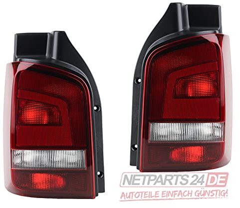 Johns, HeckLeuchten Rückleuchte passend für VW T5 rauchgrau Set li u. re für Heckklappe