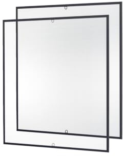 empasa Insektenschutz Fliegengitter Fenster START Set Fliegenschutz | Alurahmen Mückengitter als Selbstbausatz in 130 x 150 cm, verschiedene Sets und Farben, Farbe:anthrazit, Ausführung:2er Set