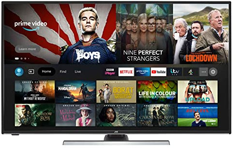 JVC LT-43CF810 Fire TV 43'' Smart 4K Ultra HD HDR LED TV with FreeviewPlay (Renewed)