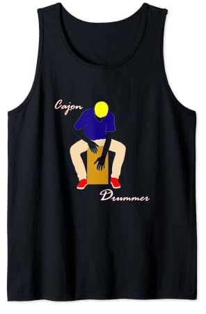 Cajon Drummer Spieler Geschenkidee Tank Top