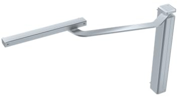 Tesa Assa Abloy DC630G-R-EV1- Cierrapuertas vertical con tecnología Cam-Motion y guía deslizante Plata DC630 Derecha