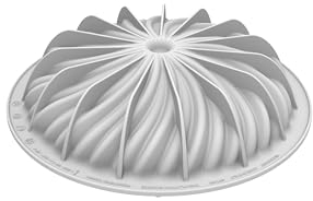 silikomart Moules en silicone pour Wave - Moule en silicone ø195 H 63 MM - Accessoires professionnels pour la cuisine et la pâtisserie - Emporte-pièces pour gâteaux four