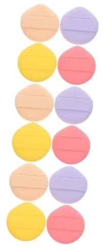 Beaupretty 12pièces Éponge à Maquillage Mousse Ronde De Applicateurs Pour Fond De Teint Et Utilisables à Sec Et Humide Idéaux Maquillage Professionnel