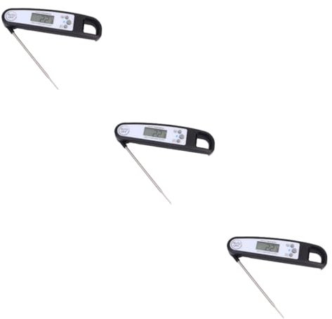 Ciieeo 3st Außenthermometer Küchenthermometer Lebensmittelthermometer Digital Fleisch Digital Digitales Digitales Thermometer Kochthermometer Sonde Elektronisch