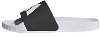 adidas Unisex ADILETTE SHOWER SLIDES, Cloud White/Core Black/Cloud White, 38 EU