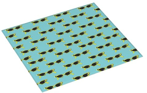 Alfombrillas de secado de platos para encimera de cocina, 16 x 18 pulgadas, retro, para verano, tapete de secado absorbente para encimera de cocina, tapete para estante de platos con lazo para colgar