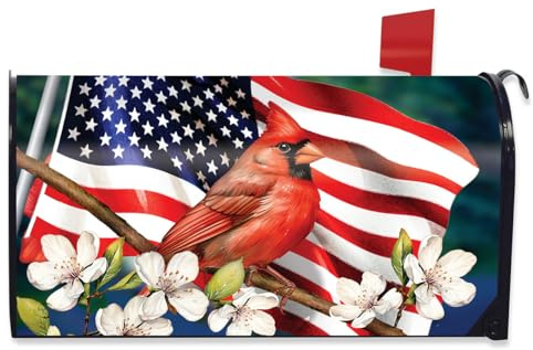 Briarwood Lane American Floral Cardinal Mailbox Cover